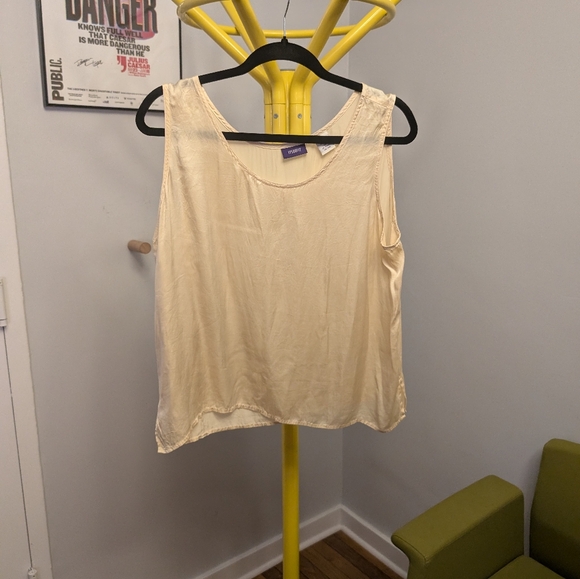Resource Tops - Vintage Resource Silk Tank